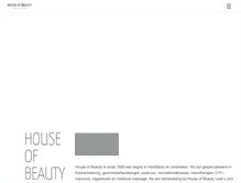 Tablet Screenshot of houseofbeauty.nl