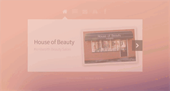 Desktop Screenshot of houseofbeauty.me.uk